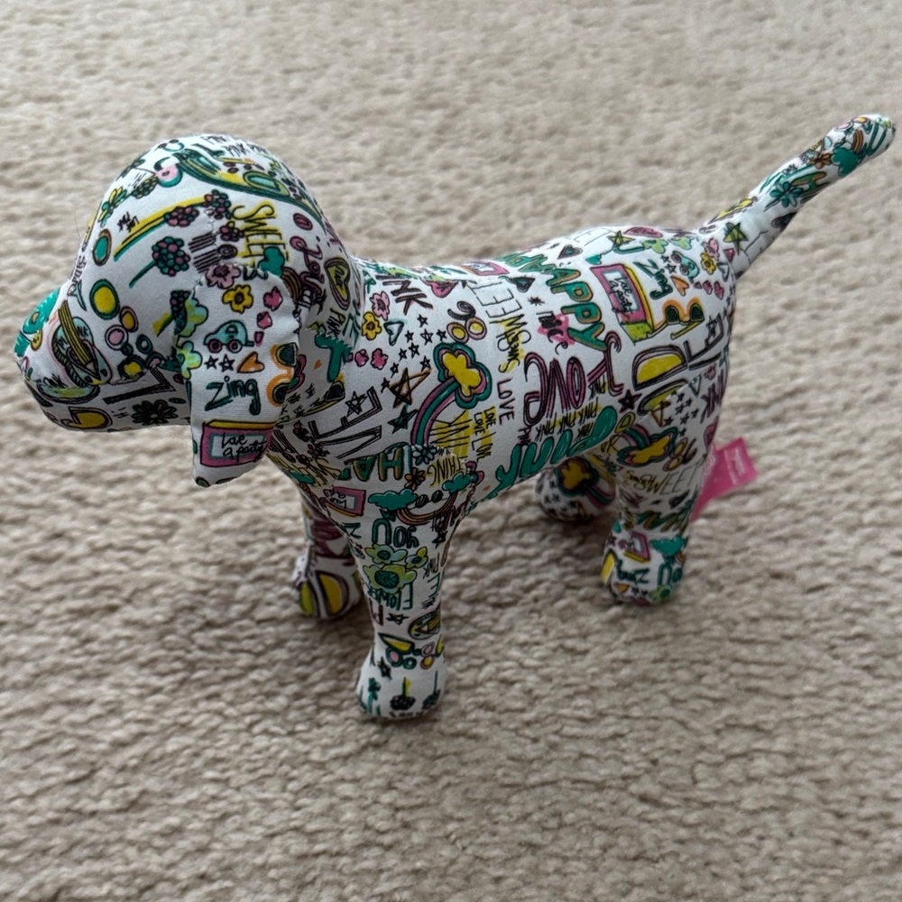 Victoria’s Secret graffiti PINK dog collectible